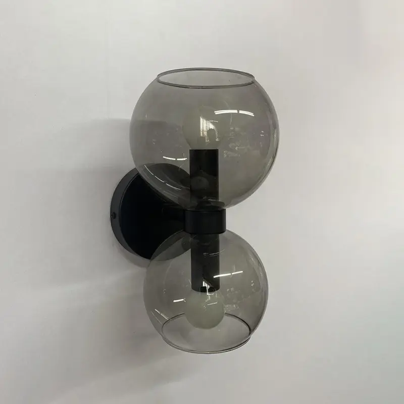 CreativeModern2HeadsGlassWallLamp