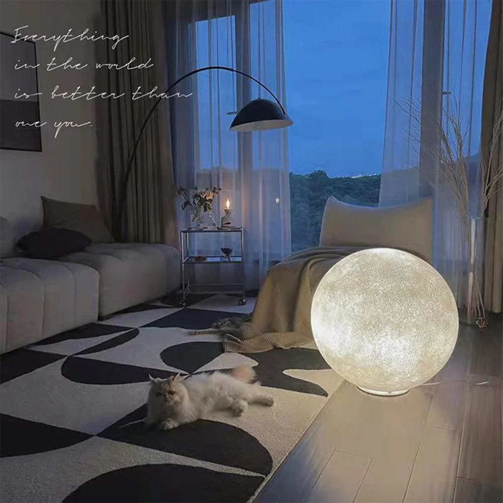 Creativemoonpendantlightballfloorlamp 11