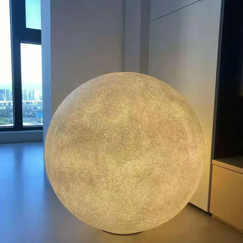 CreativeMoonPendantLightBallFloorLamp