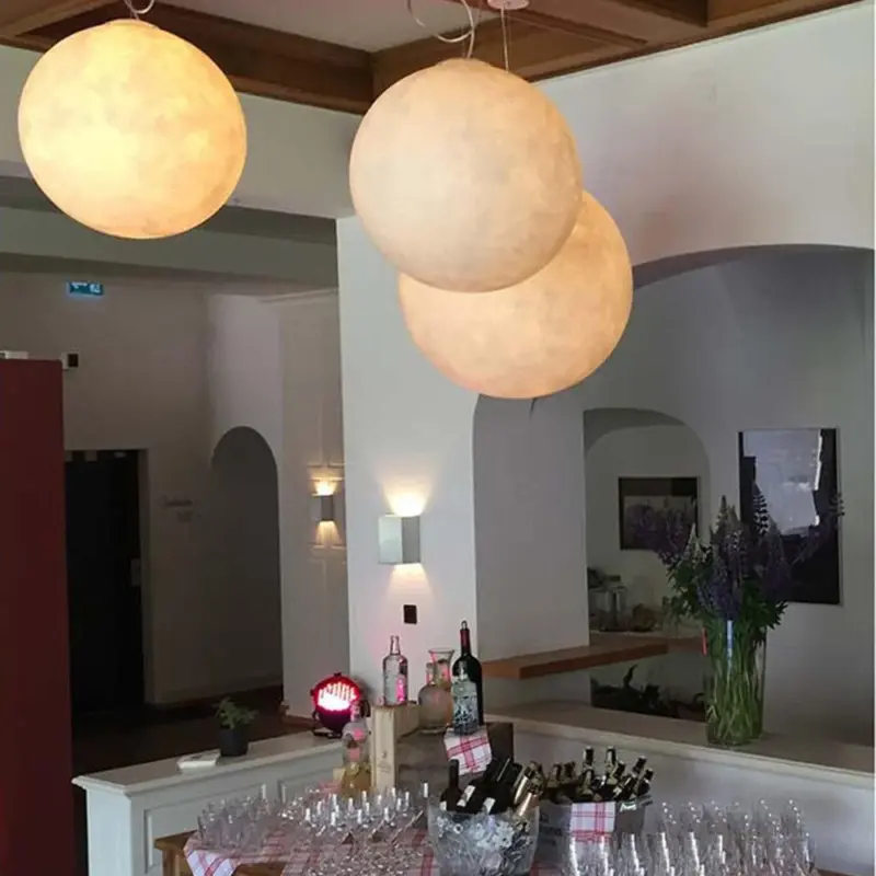 CreativeMoonPendantLightBallFloorLamp