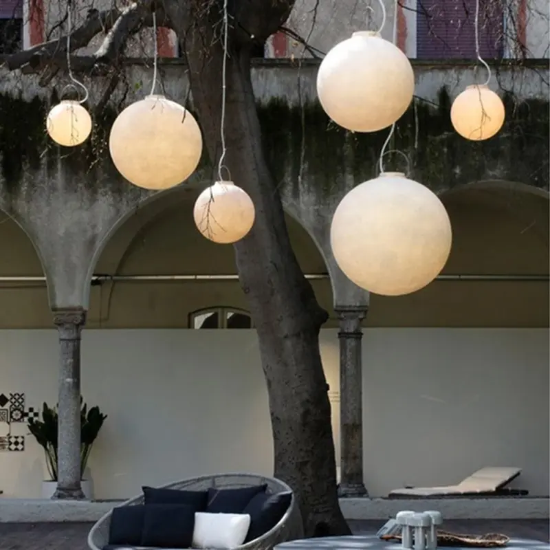 CreativeMoonPendantLightBallFloorLamp