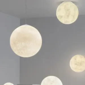 Homeko Moon Pendant Light Ball Floor Lamp