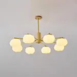 CreativeWoodenCottonBallsLivingRoomChandelier-Homdiy_6 CreativeWoodenCottonBallsLivingRoomChandelier Homdiy