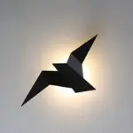 Creative iron wall lamp in the shape of a bird tag1