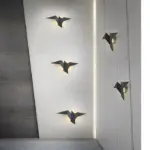 Creative iron wall lamp in the shape of a bird tag1