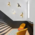 Creative iron wall lamp in the shape of a bird tag1
