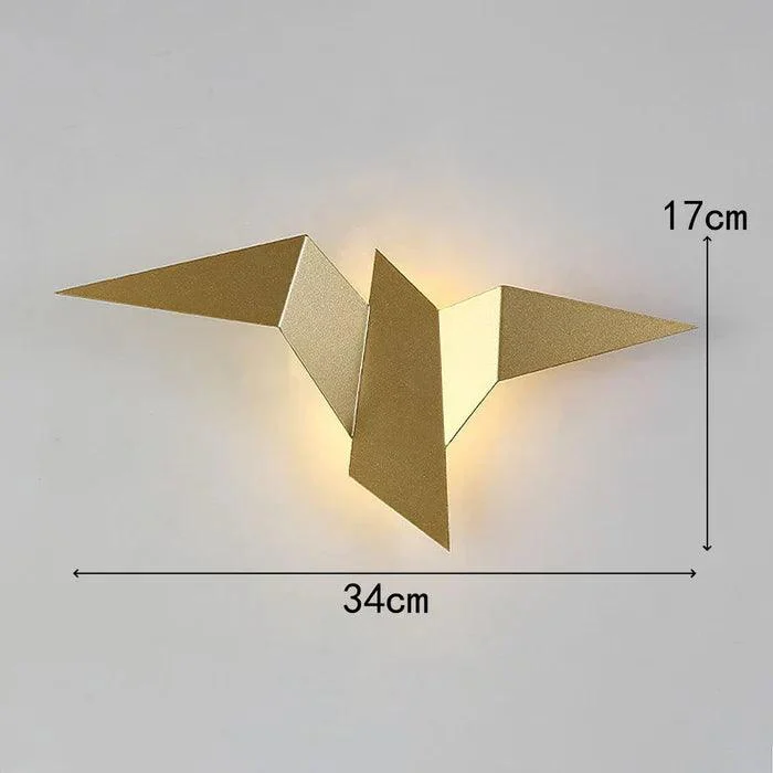 Creative - iron wall lamp in the shape of a bird -  - #tag1#