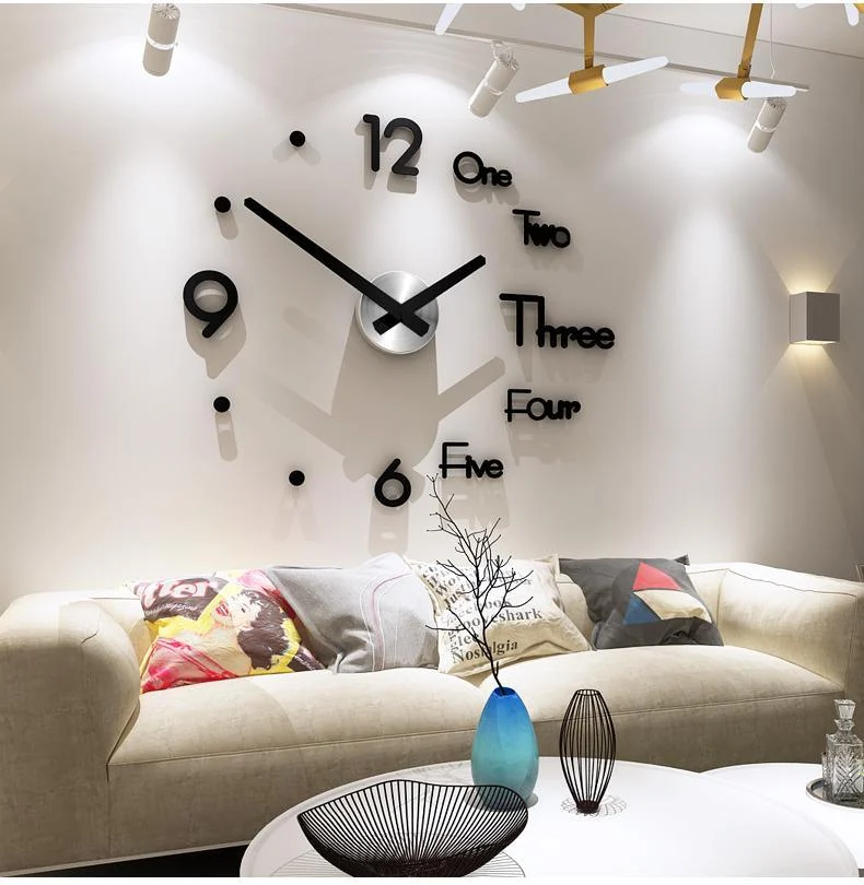 Creative 3D DIY Wall Clock -  - #tag1#