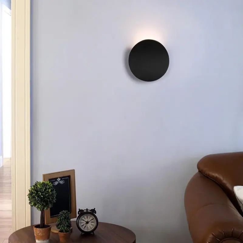 Creative Aluminum Disc LED Wall Lamp tag1