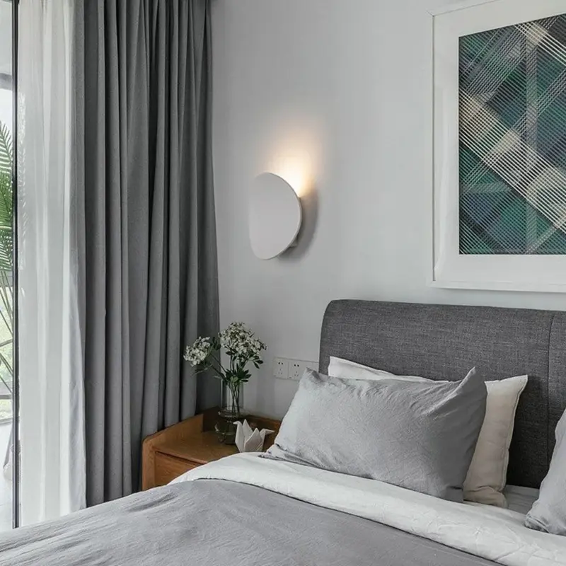Creative Aluminum Disc LED Wall Lamp tag1