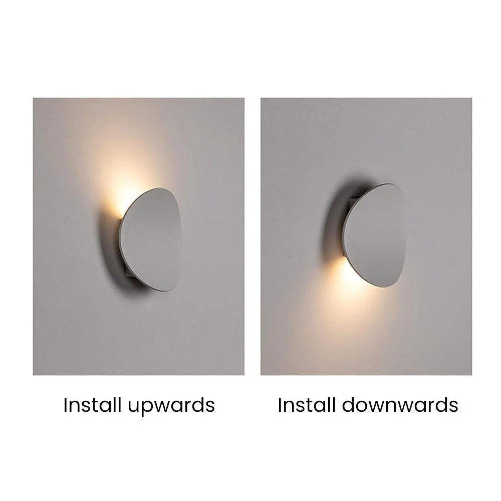 Creative Aluminum Disc LED Wall Lamp -  - #tag1#