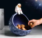 Creative Astronaut Resin Porch Key Storage Organizer