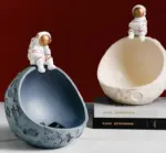 Creative Astronaut Resin Porch Key Storage Organizer