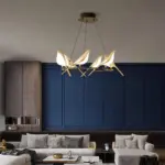 Creative Birds LED Circle String Hanging Lamp tag1