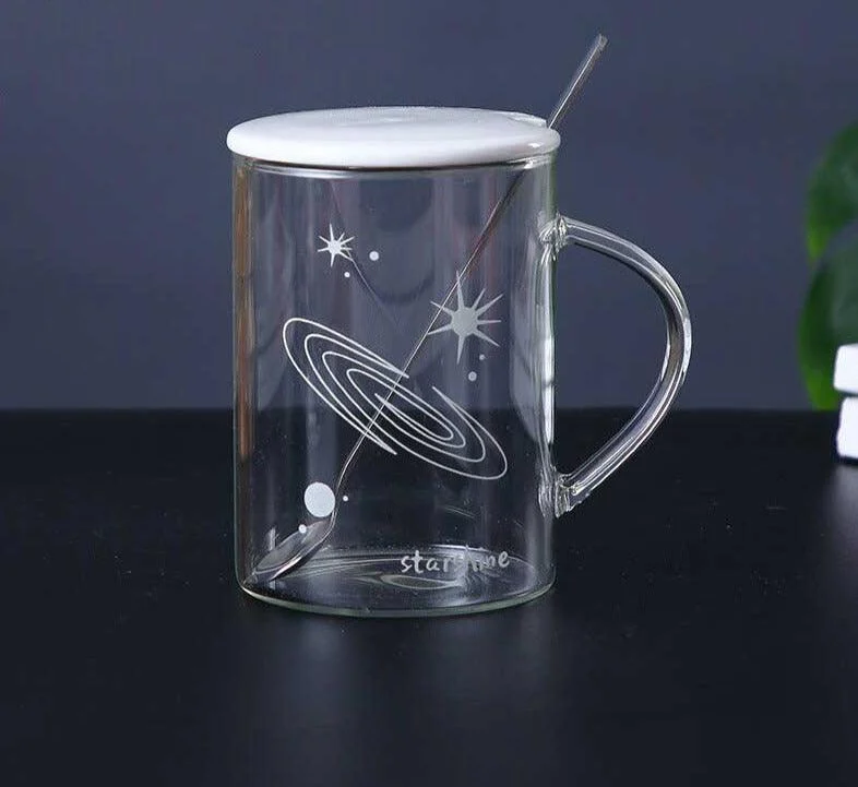 Creative Borosilicate Glass Starry Night Mug -