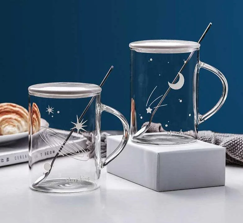 Creative Borosilicate Glass Starry Night Mug -