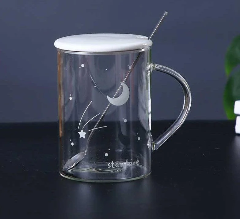 Creative Borosilicate Glass Starry Night Mug -