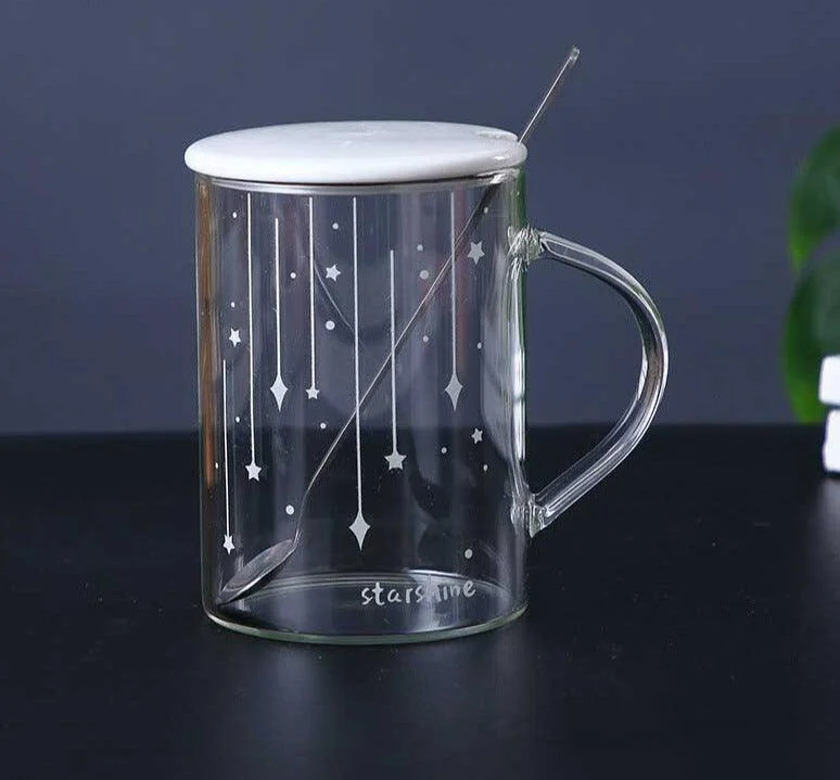 Creative Borosilicate Glass Starry Night Mug -