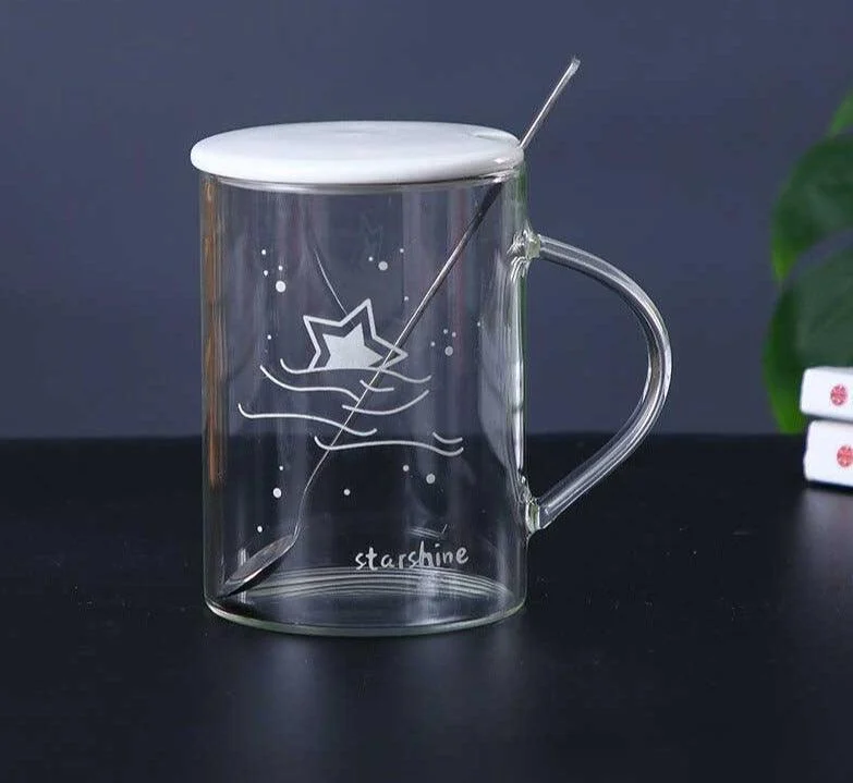 Creative Borosilicate Glass Starry Night Mug -