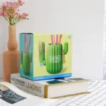 Creative Cactus Shape Desktop Organiser tag1