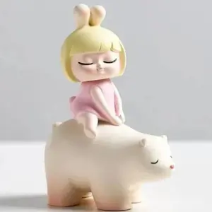 Creative Cartoon Resin Doll Ornaments - 