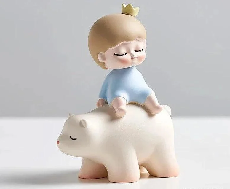 Creative Cartoon Resin Doll Ornaments -