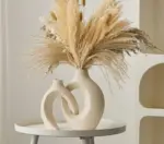 Creative Ceramic Circular Hollow Vase Set