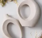 Creative Ceramic Circular Hollow Vase Set