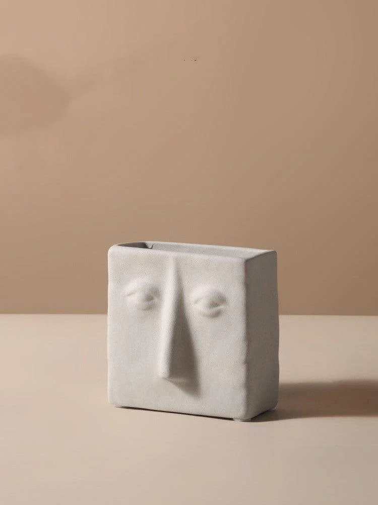 Creative Ceramic Face Vase -