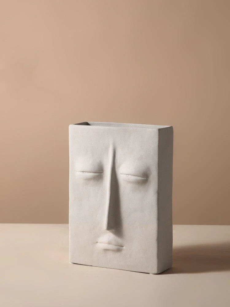 Creative Ceramic Face Vase -