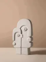 Creative Ceramic Face Vase