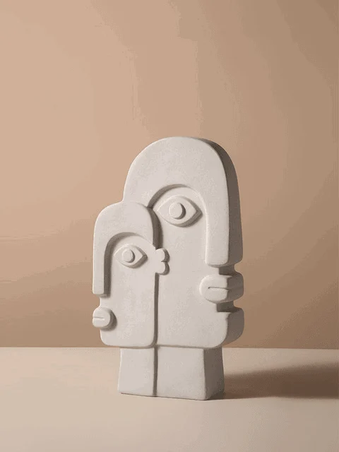 Creative Ceramic Face Vase -