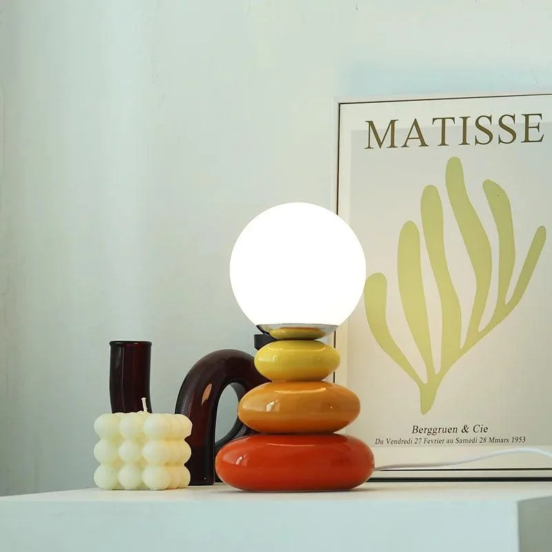 Creative Ceramic Small Night Lighting Gift Table Lamp Bedroom -