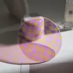 Creative Checkerboard Pattern Coaster tag1