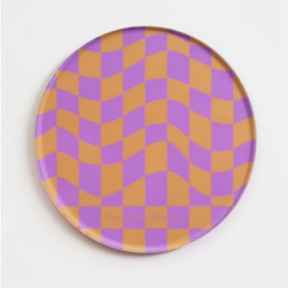 Creative Checkerboard Pattern Coaster -  - #tag1#