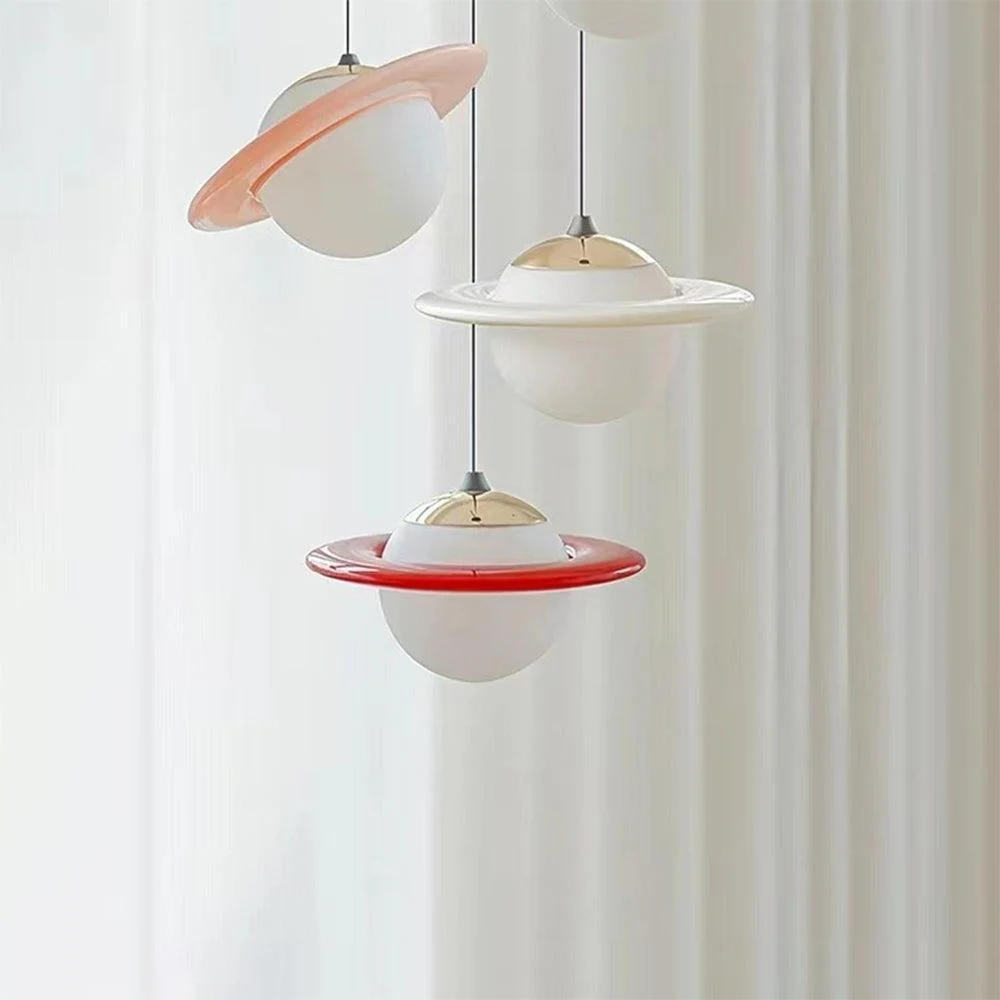 Creative Colorful Planet Glass Pendant Lamp -  - #tag1#