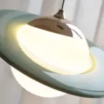 Creative Colorful Planet Glass Pendant Lamp tag1