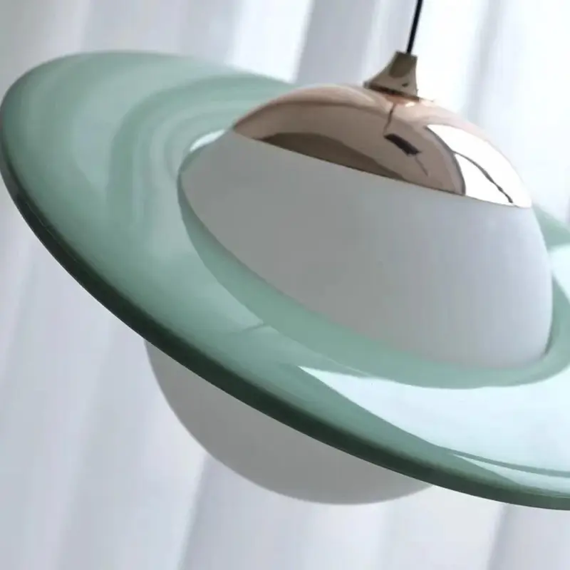 Creative Colorful Planet Glass Pendant Lamp tag1