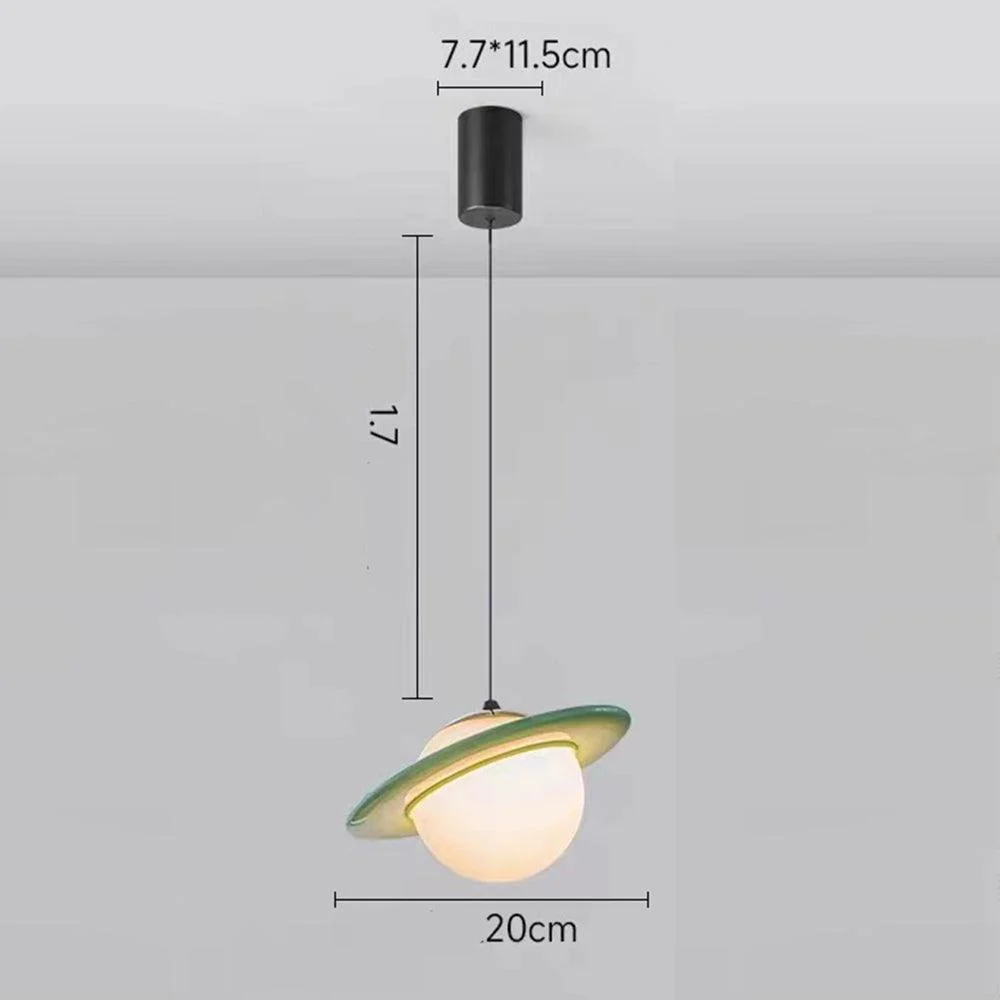 Creative Colorful Planet Glass Pendant Lamp -  - #tag1#