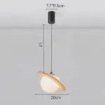 Creative Colorful Planet Glass Pendant Lamp tag1