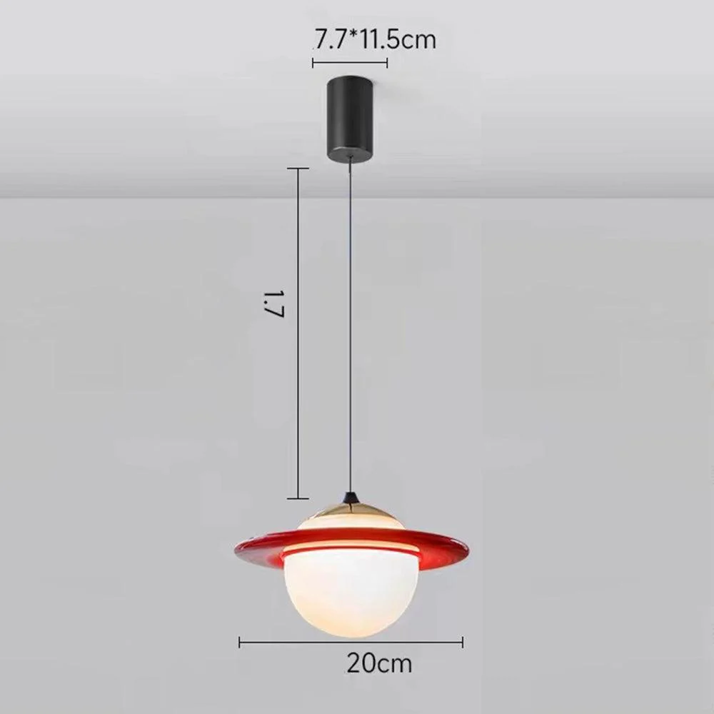 Creative Colorful Planet Glass Pendant Lamp -  - #tag1#