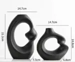 Creative Curved Decorative Vase tag1