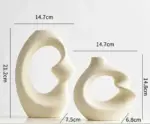 Creative Curved Decorative Vase tag1