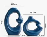 Creative Curved Decorative Vase tag1