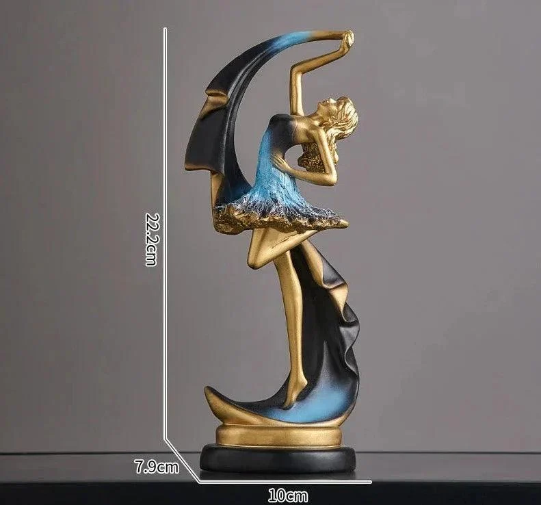 Creative Dancing Girl Sculpture -  - #tag1#