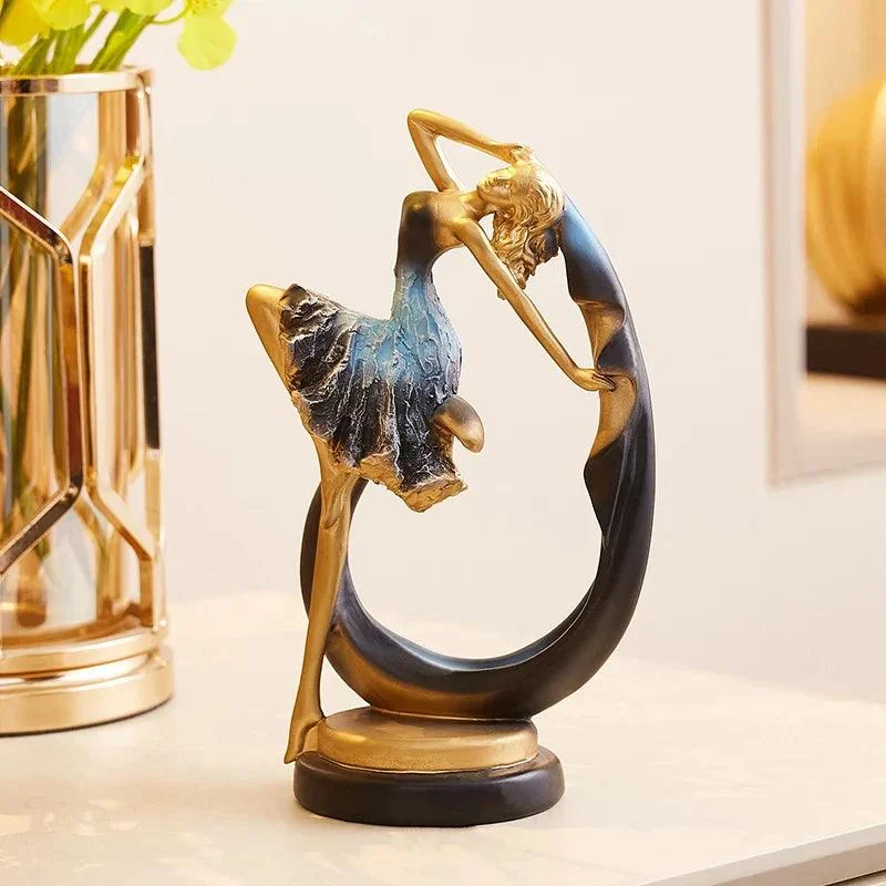 Creative Dancing Girl Sculpture -  - #tag1#