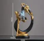 Creative Dancing Girl Sculpture tag1