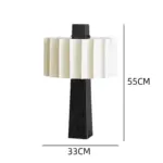 Creative Design Black and White Decorative Table Lamp tag1