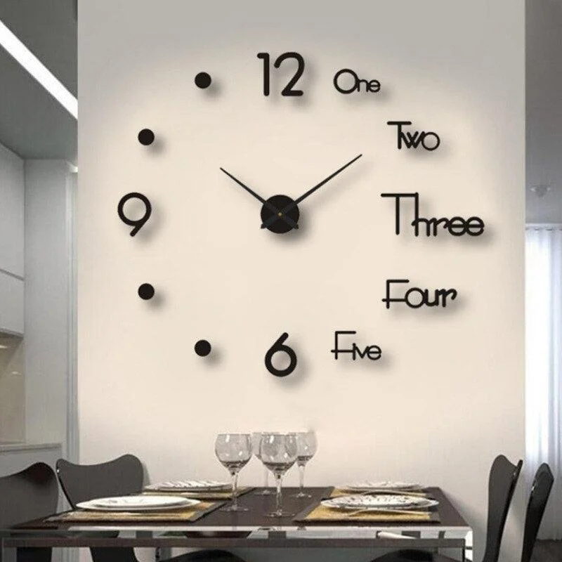Creative Design Wall Clock - A Unique Statement for Your Interior! -  - #tag1#