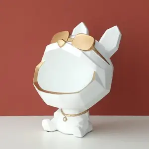 Creative Dog Figurine Multifunction Storage Bin